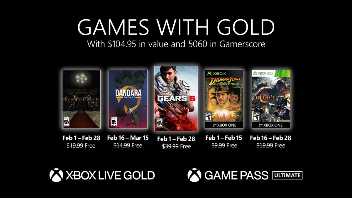 Xbox Live Gold febrero